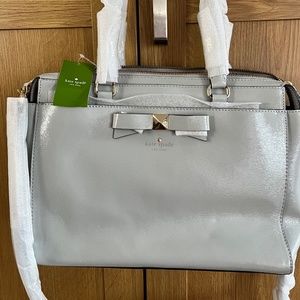 Brand New With Tags Kate Spade Grey Jeanne Beacon Court Bag